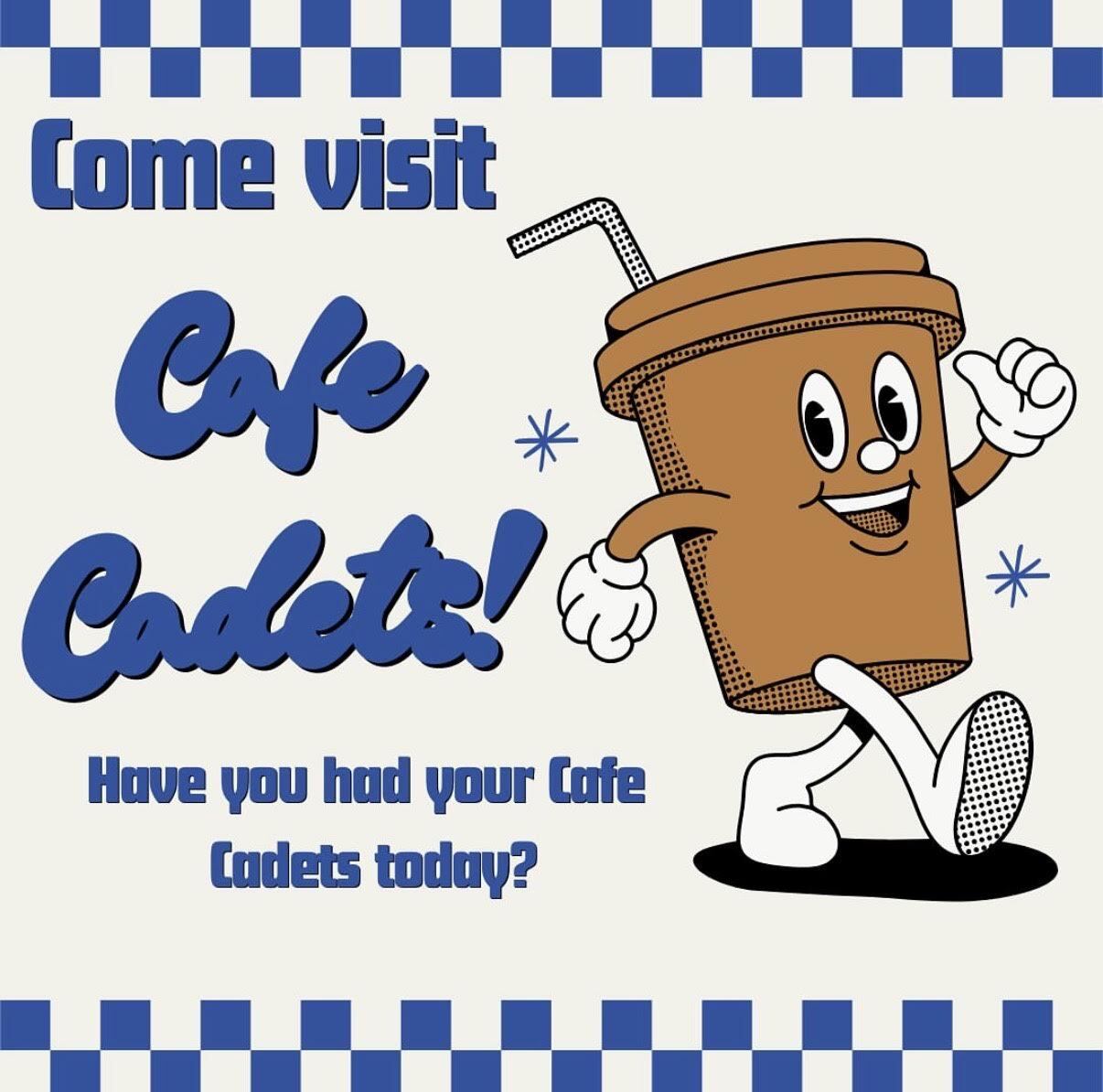 Cafe Cadets mascot
